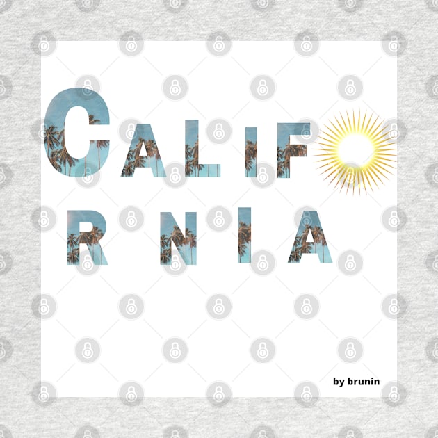 california i love this city by urbanity jungle